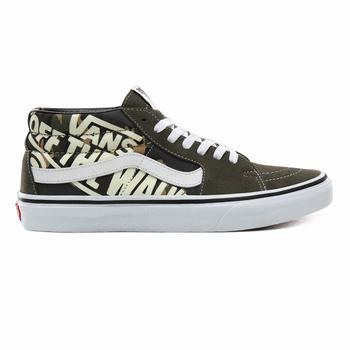 Damske Kotnikove Tenisky Vans OTW Quarter Sk8-Mid Maskacove/Nachový/Biele VA62FENGI